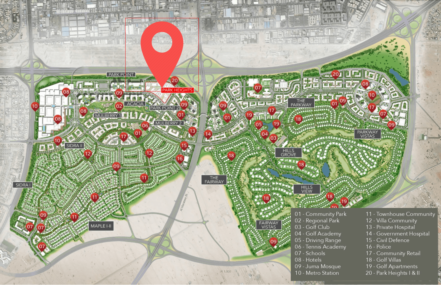 Park Heights master plan 1