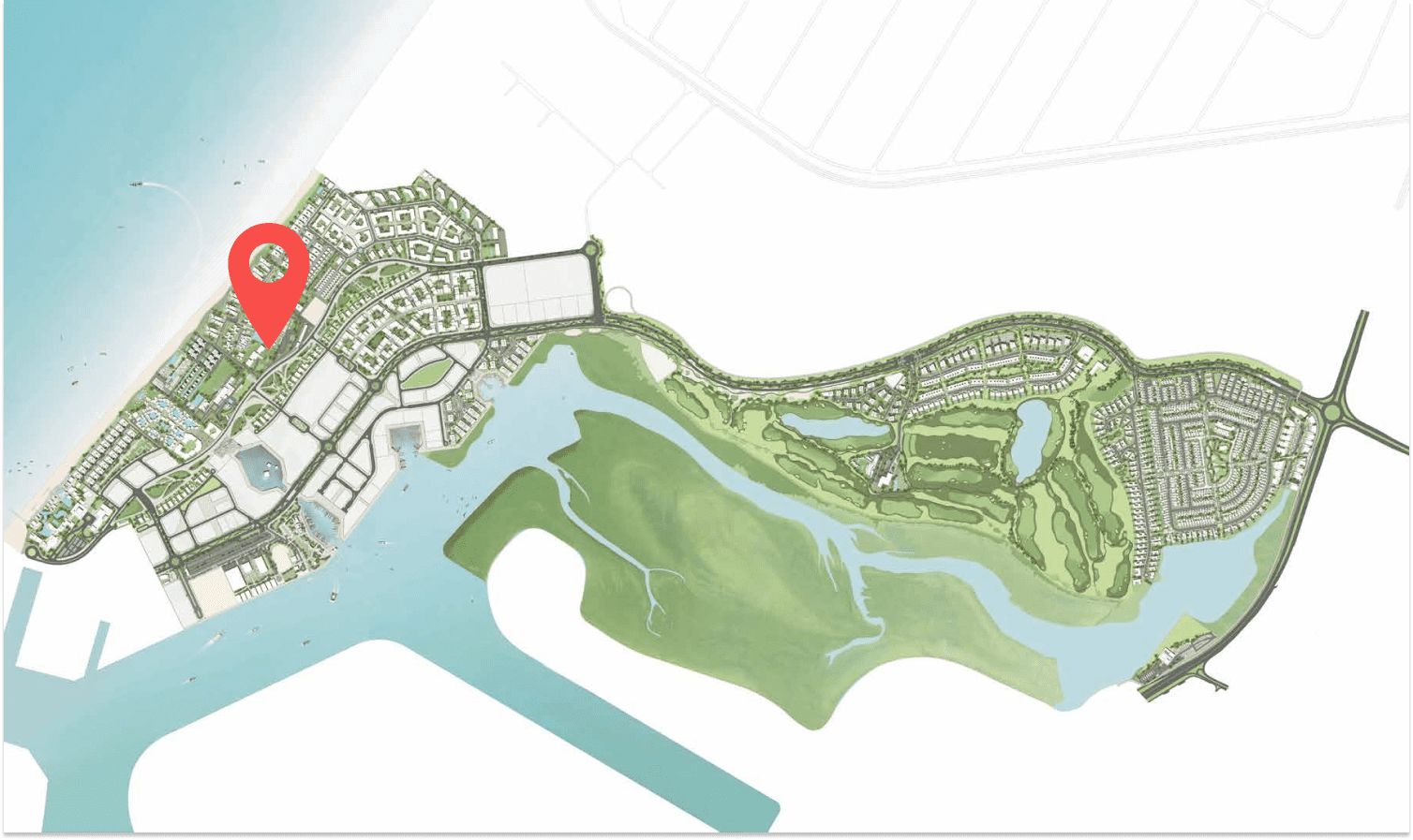 Al Zorah Seaside Hills master plan 1