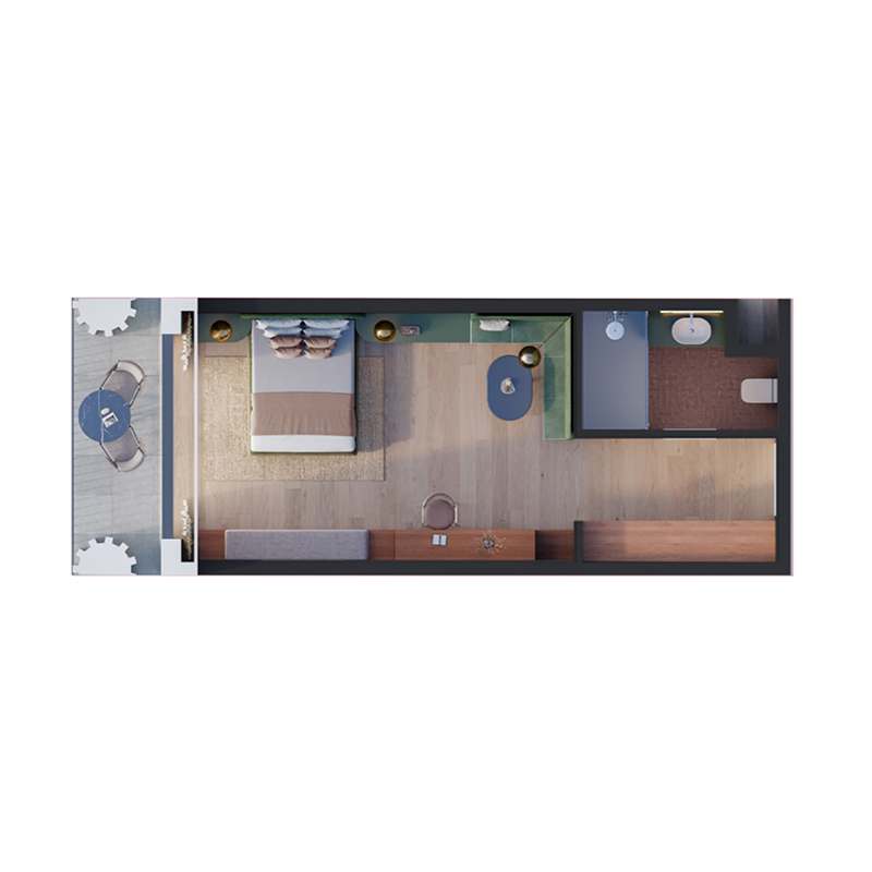 Hotel Apartments plan