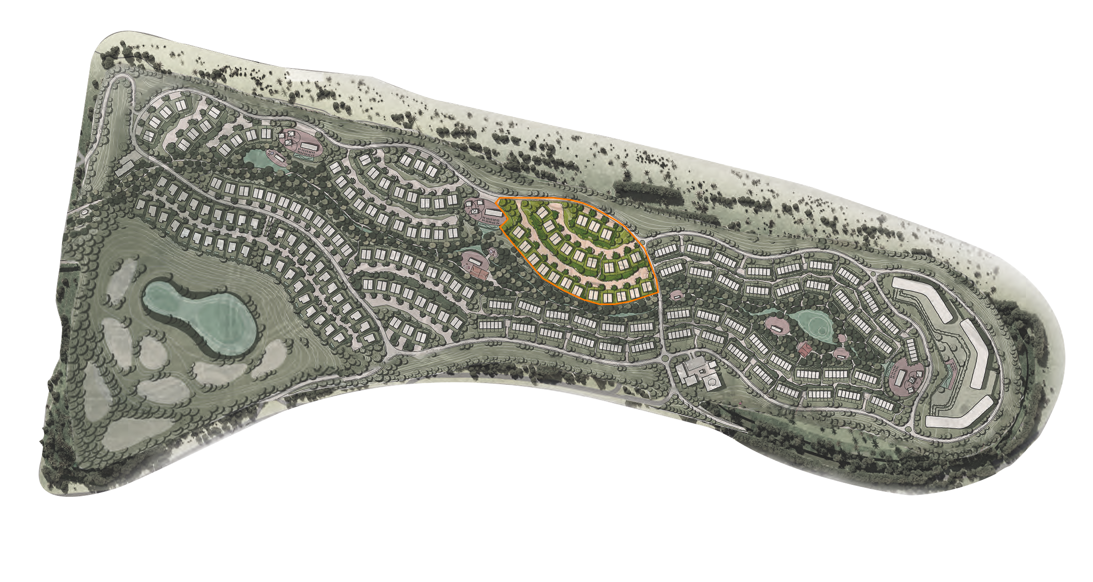 Yasmina Duet Villas master plan 1