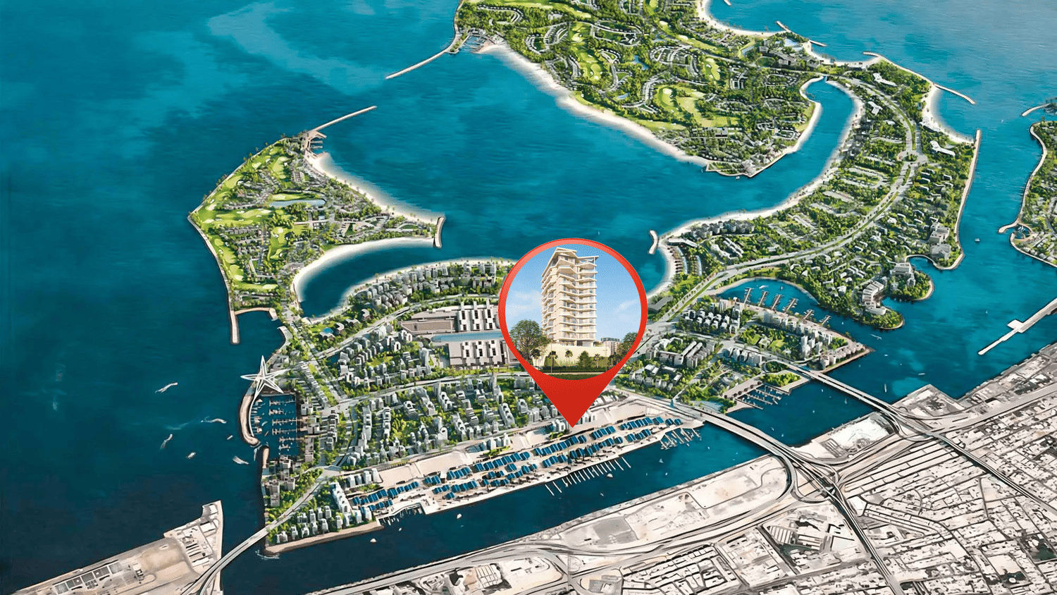 Luxury Canal Residences master plan 1