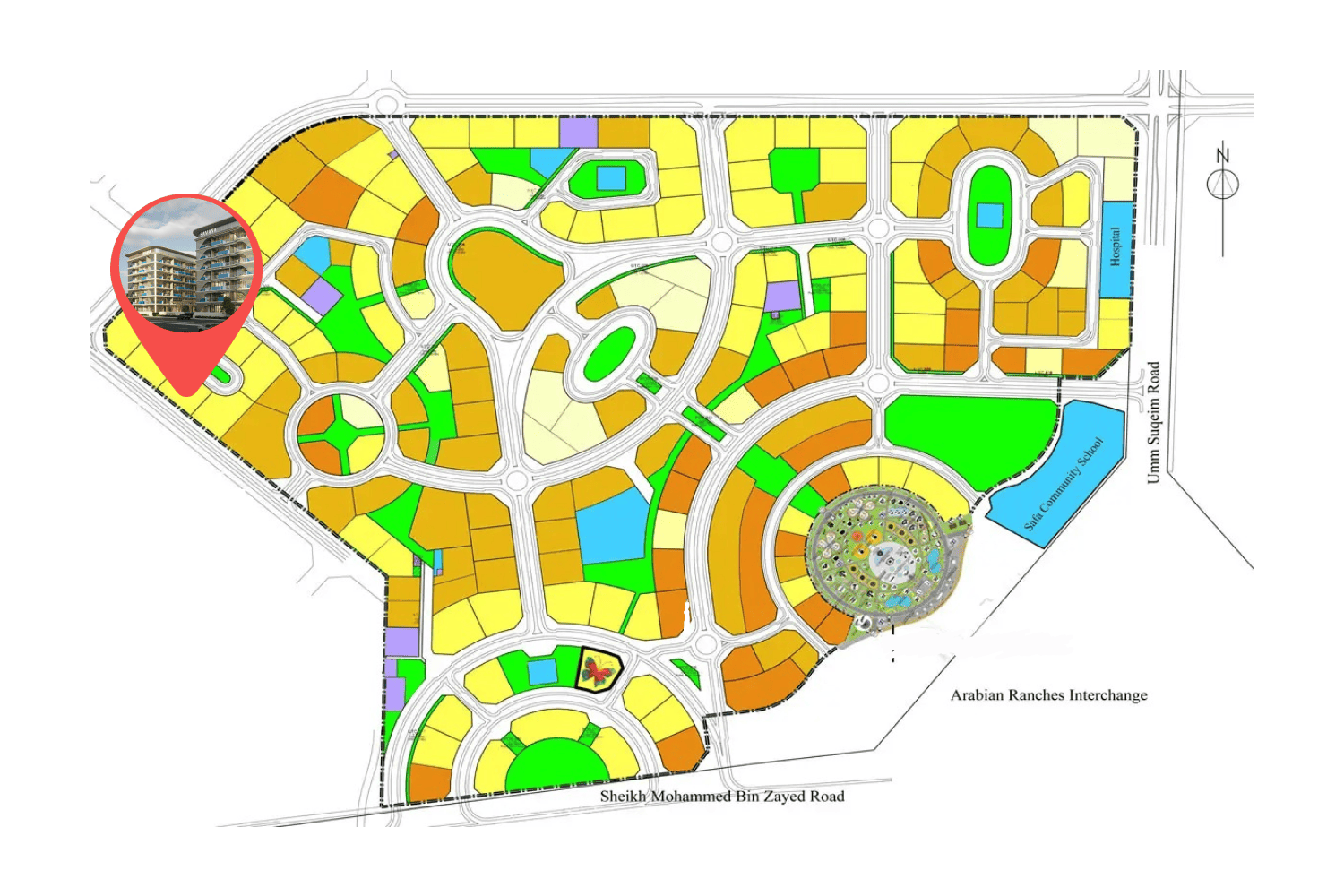 Samana Imperial Garden master plan 1