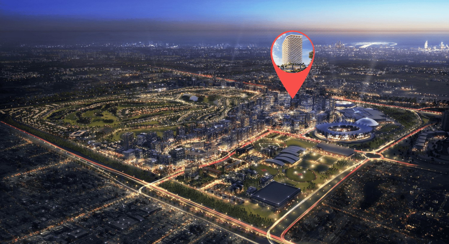 Binghatti Haven master plan 1