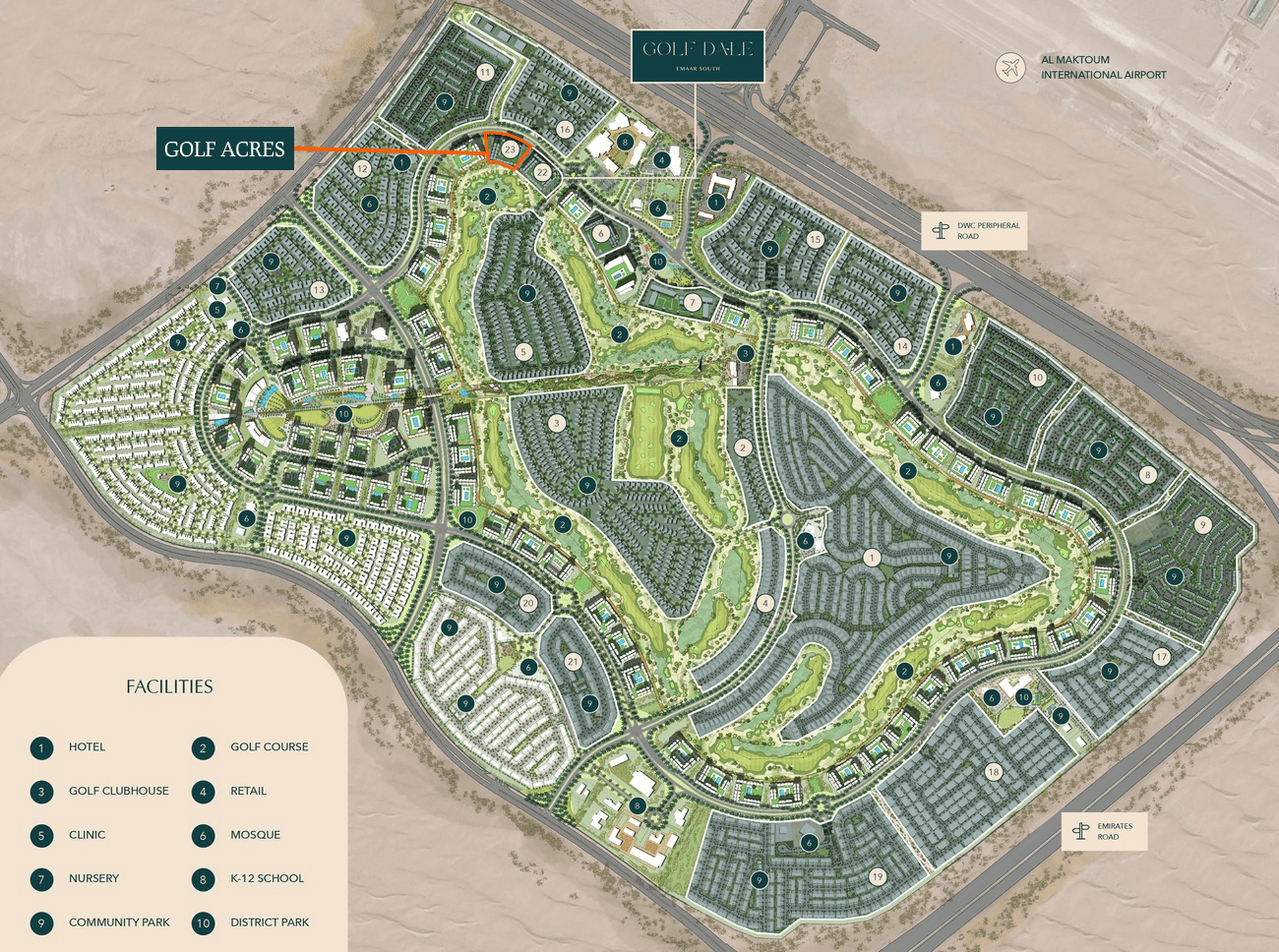 Golf Acres master plan 1