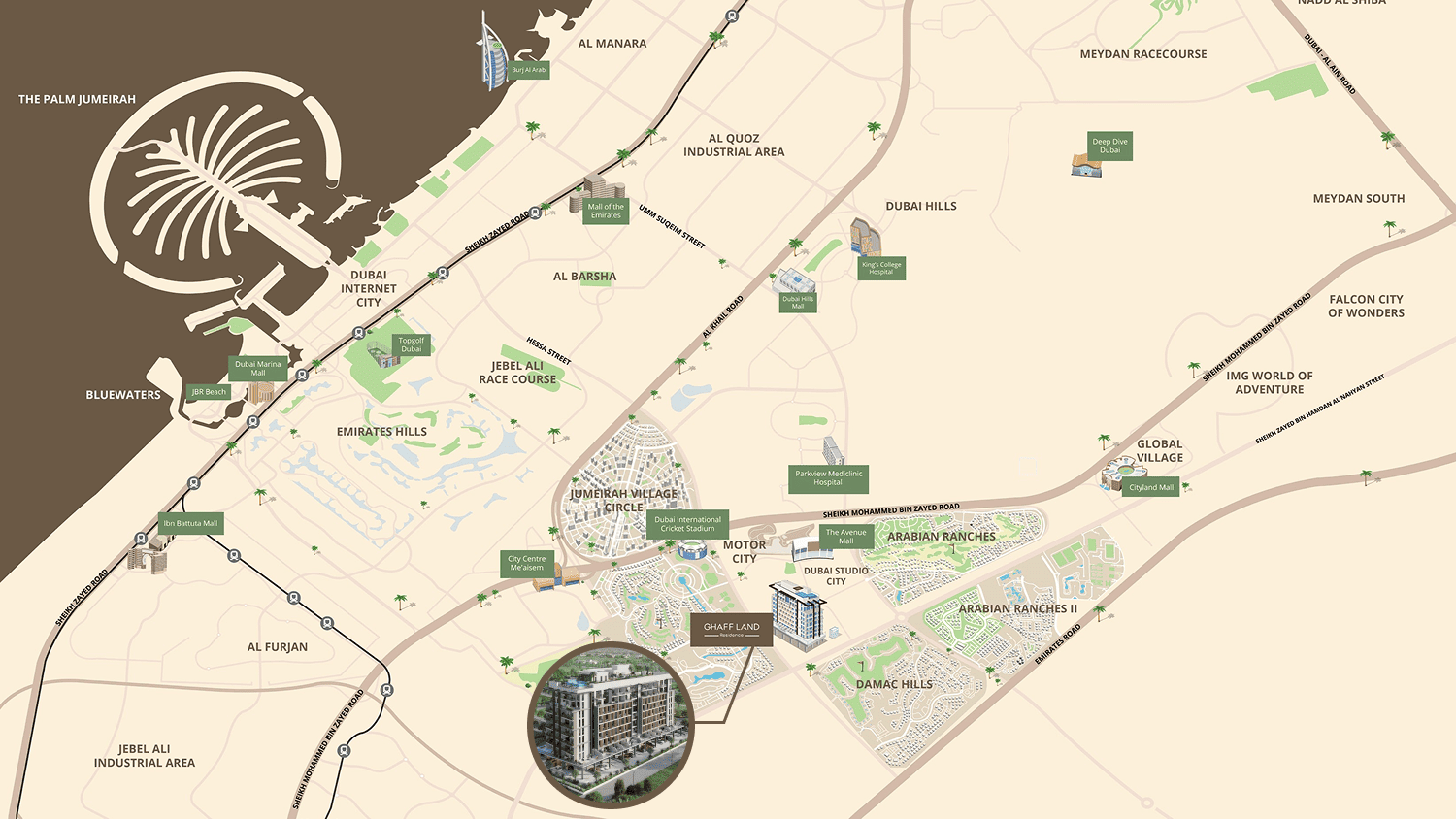 Ghaff Land Residence master plan 1