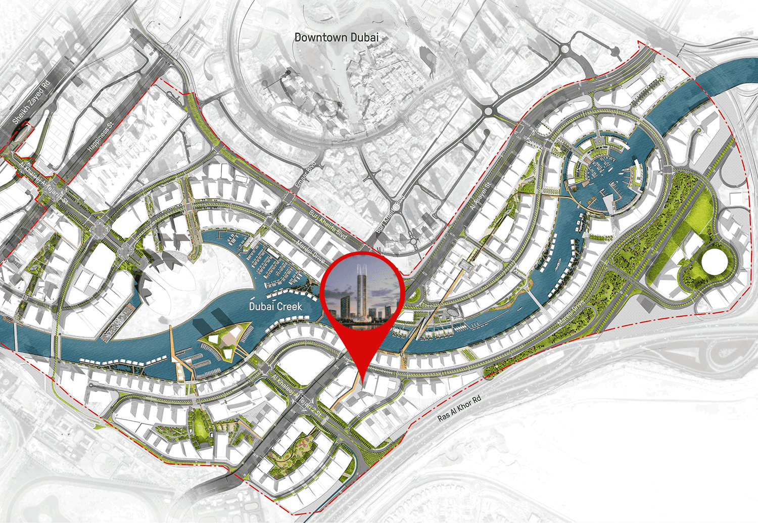 Binghatti Skyhall master plan 1