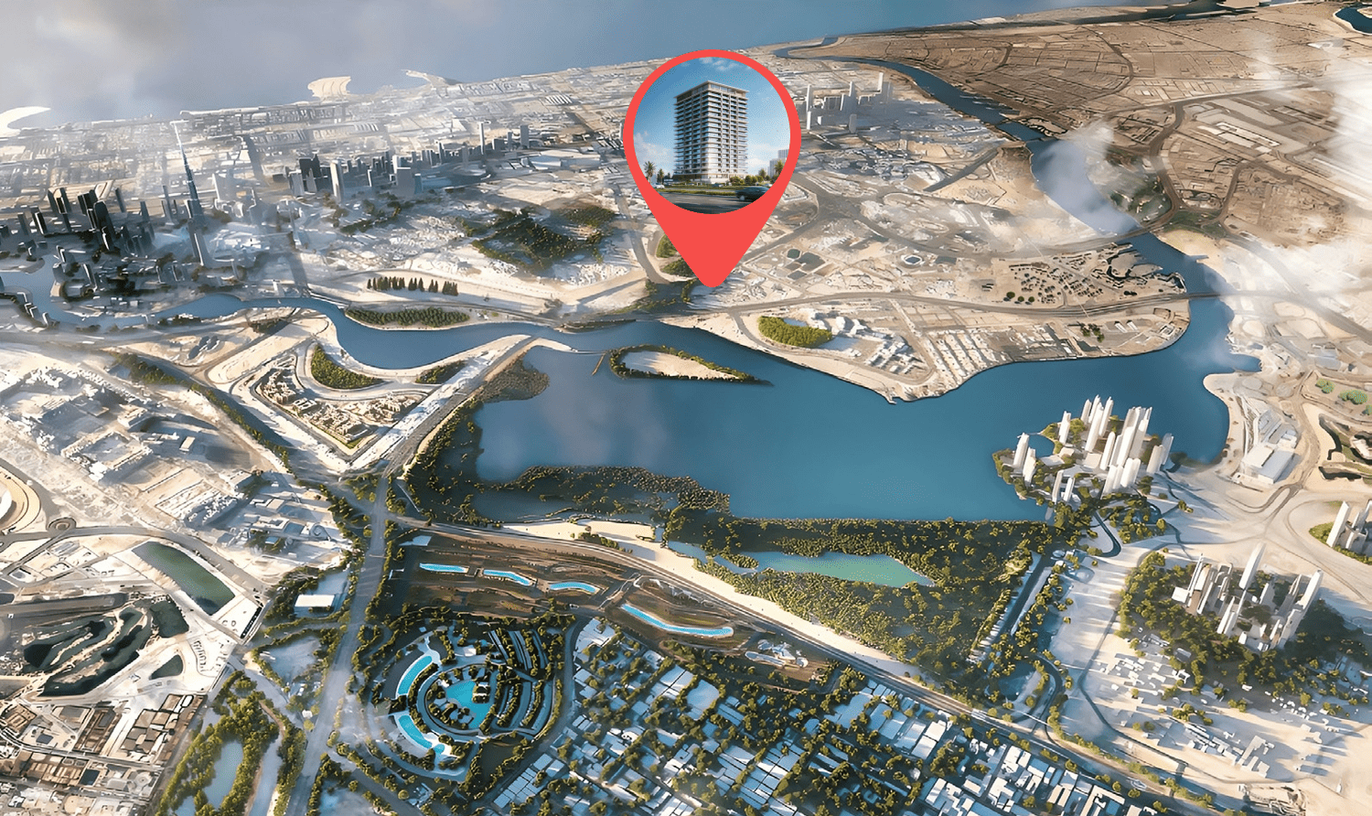 Binghatti Pinnacle master plan 1