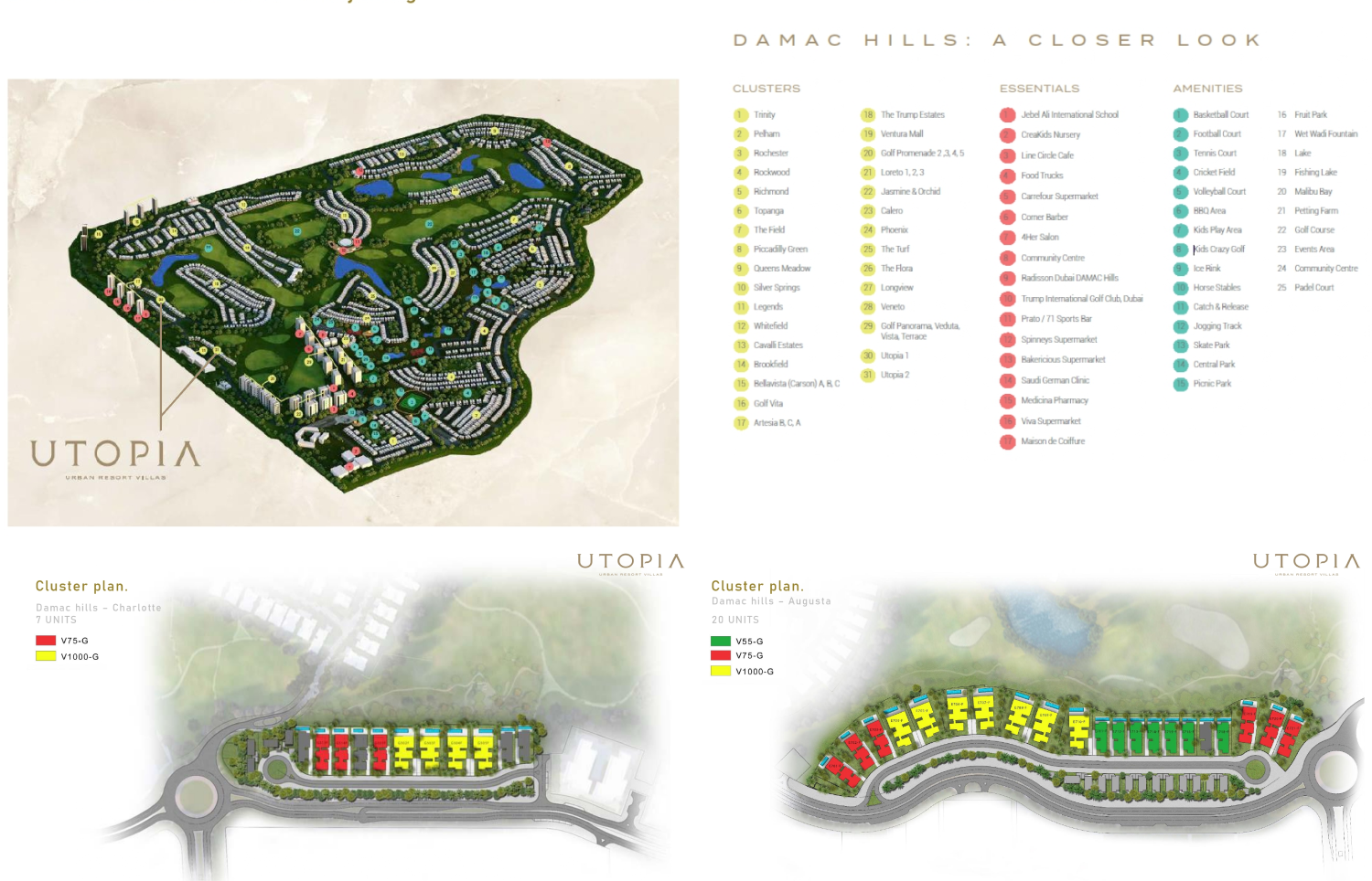 Damac Hills - Utopia master plan 1