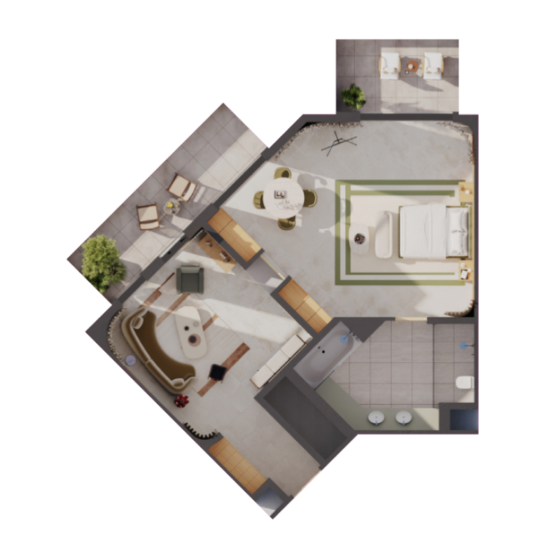 Hotel Apartments plan
