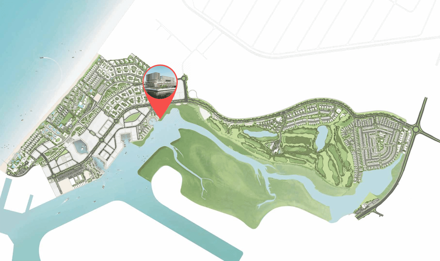 Gateway Porto Al Zorah master plan 1