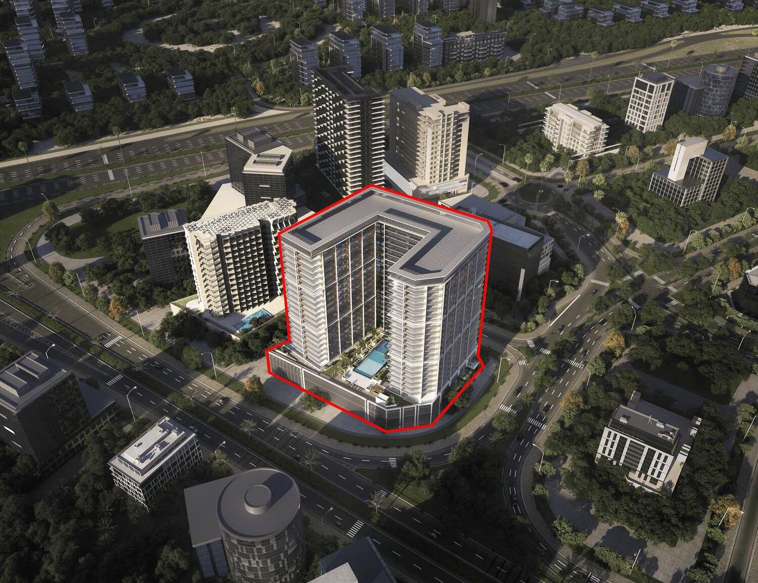 Binghatti Ghost master plan 1