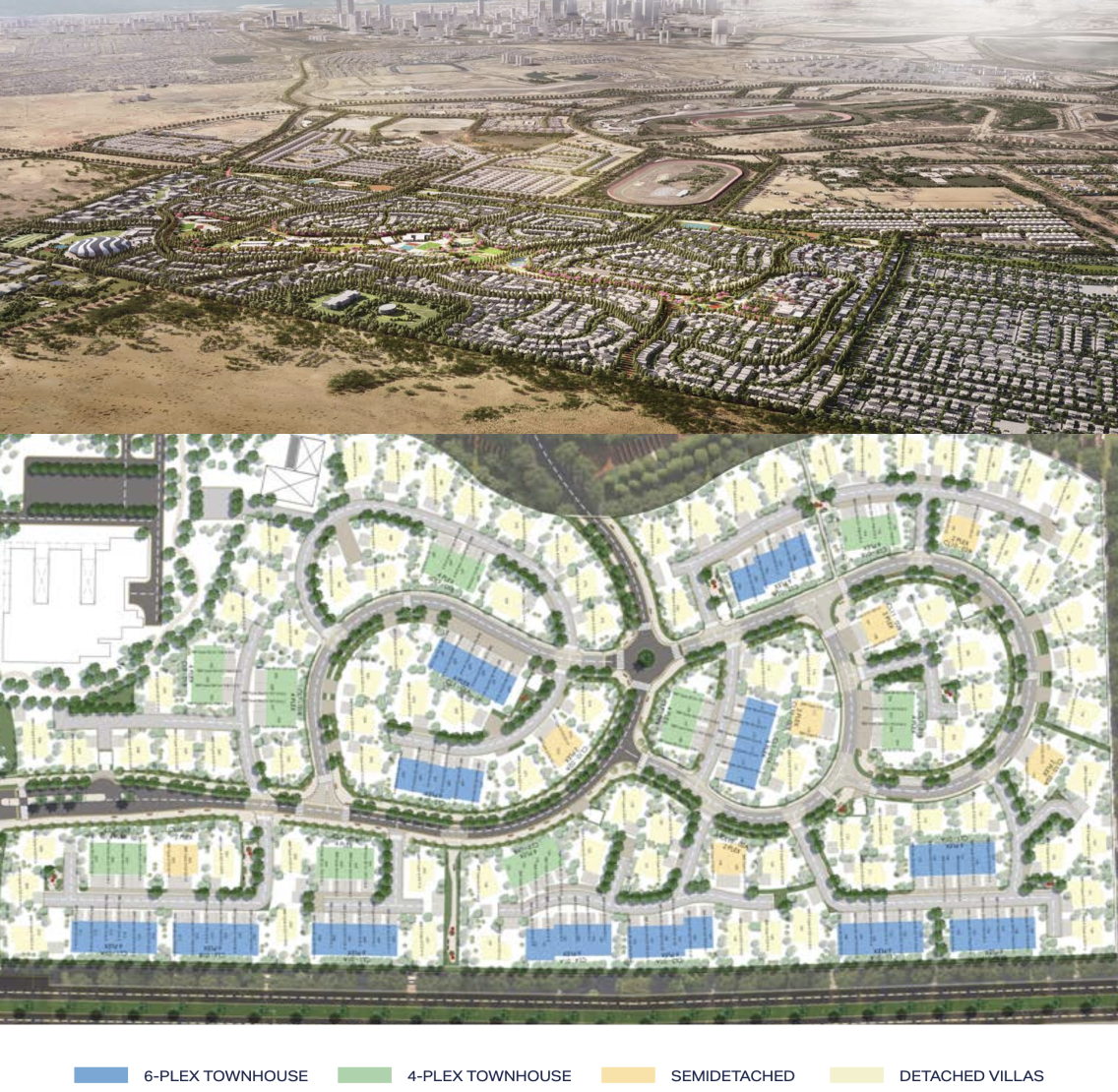 Nad Al Sheba Gardens master plan 1