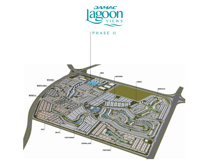 Damac Lagoons Views Phase 2 master plan 1
