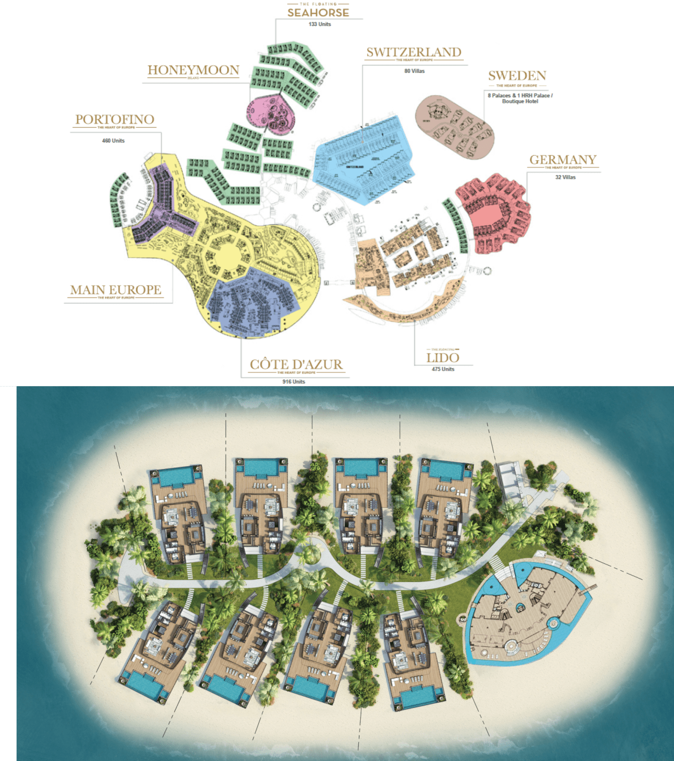 The Heart of Europe - Sweden Island master plan 1