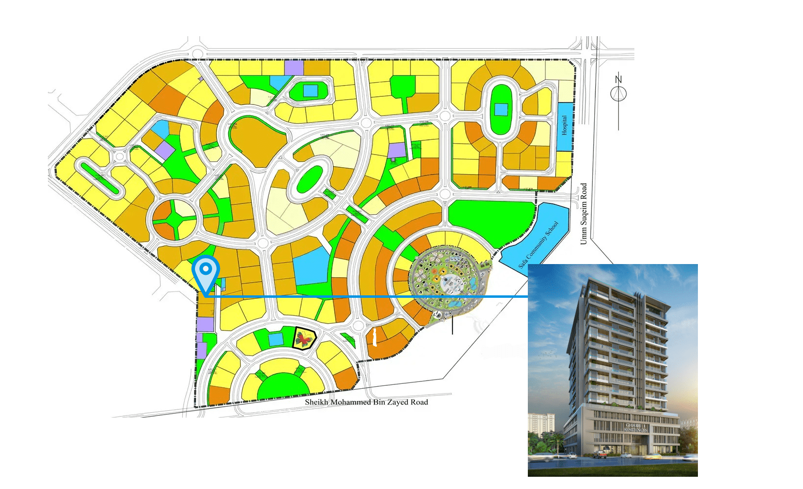 Gharbi 1 Residences master plan 1
