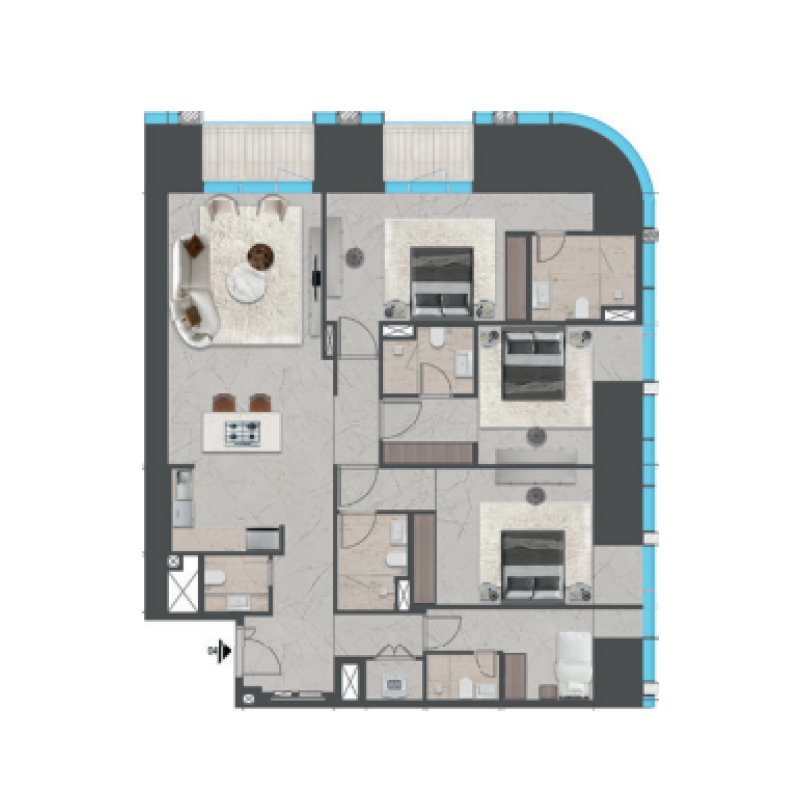 Apartments plan