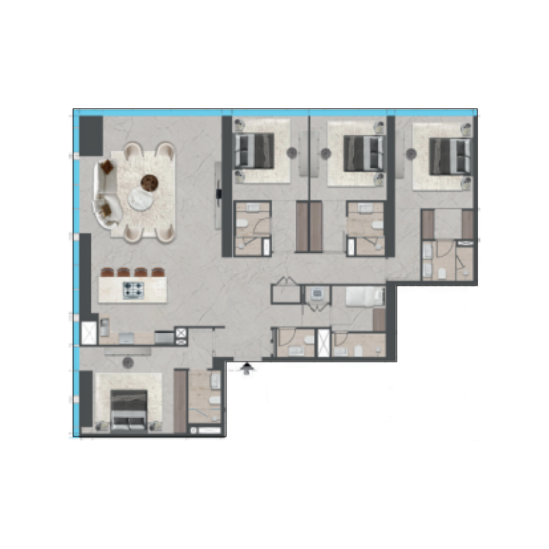 Apartments plan