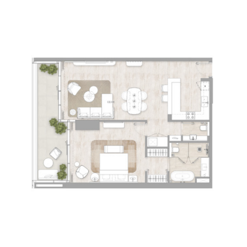 Apartments plan
