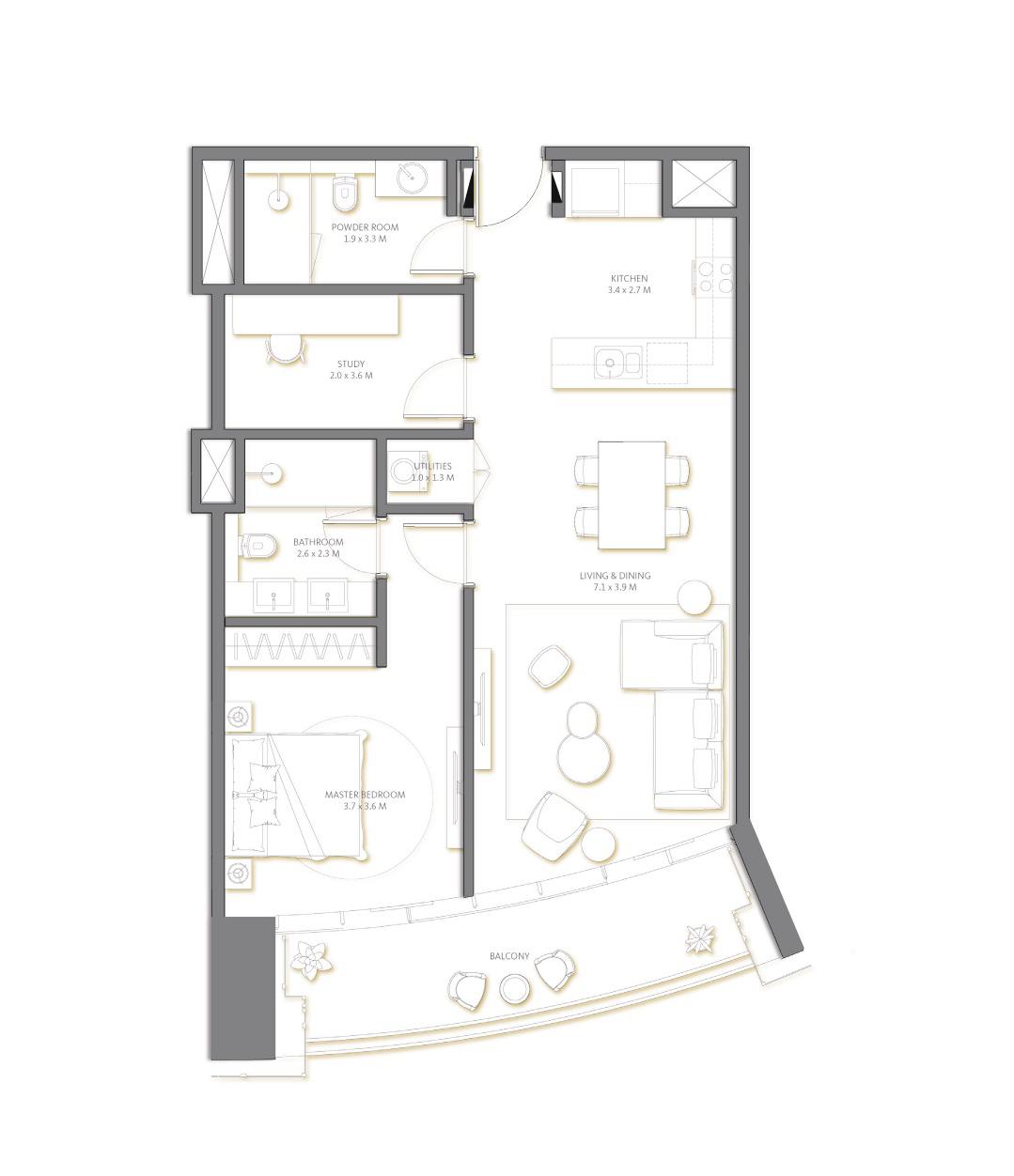 Apartments plan