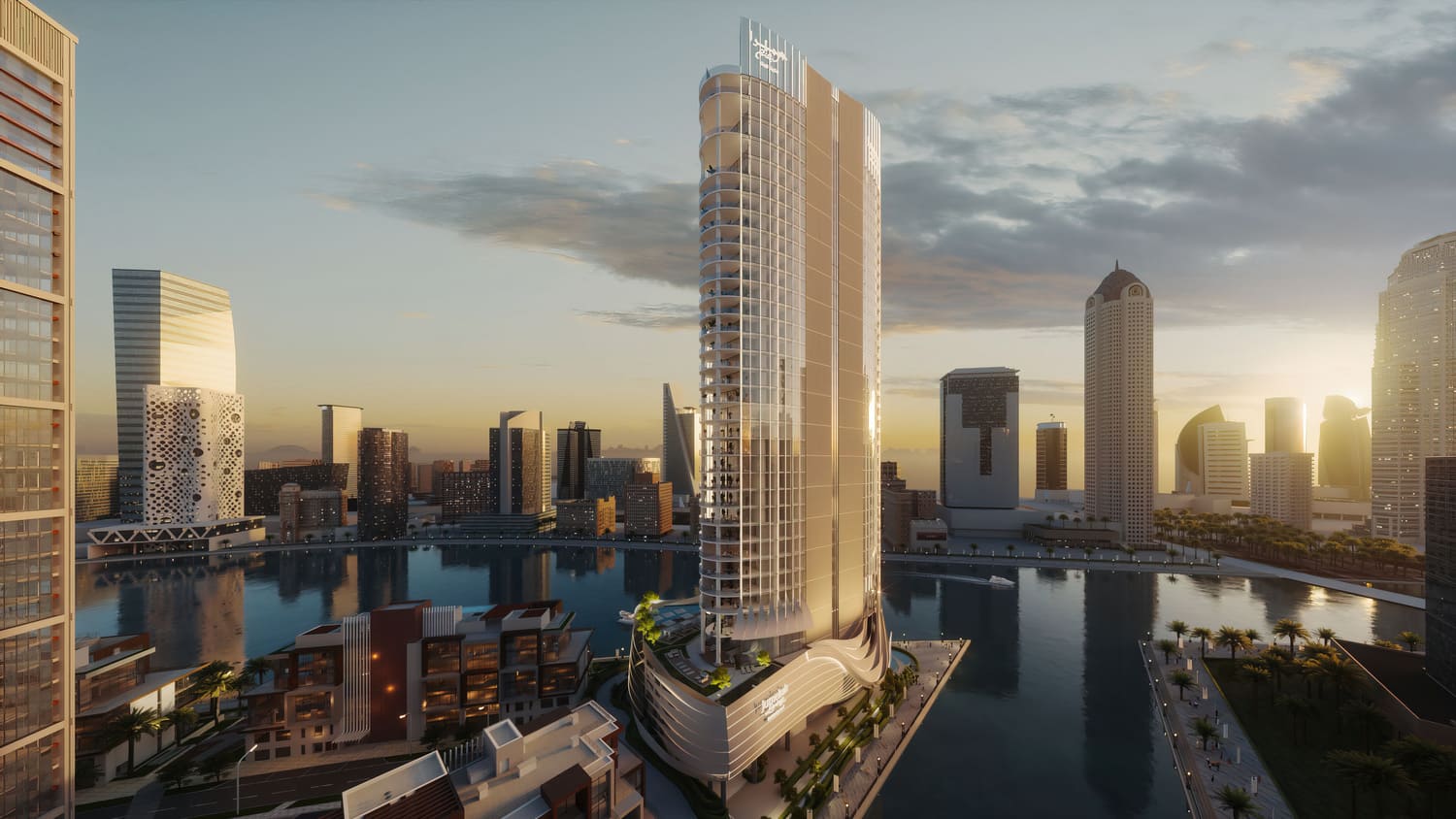 Peninsula Jumeirah living Business Bay architecture 8