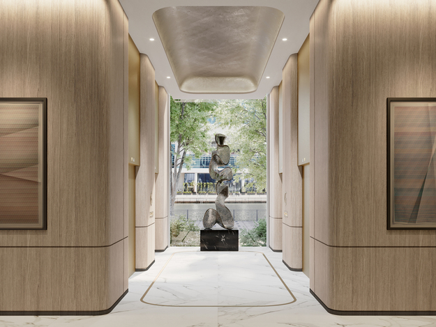 Peninsula Jumeirah living Business Bay lobby 1