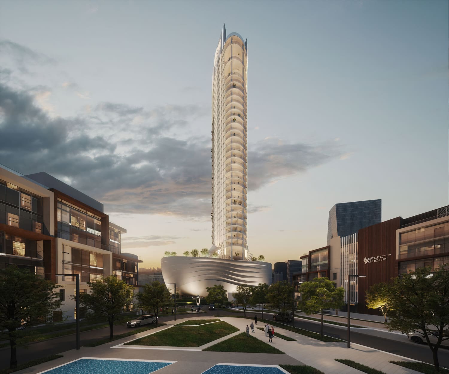 Peninsula Jumeirah living Business Bay architecture 7