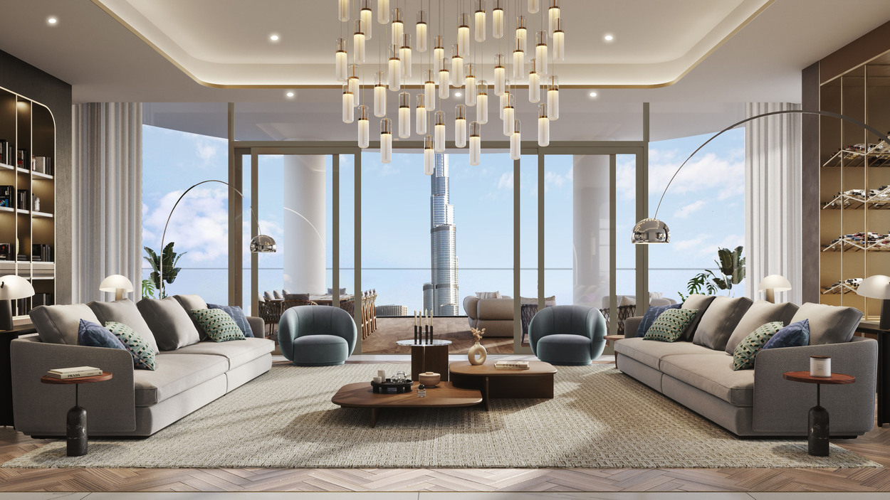 Peninsula Jumeirah living Business Bay interior 2