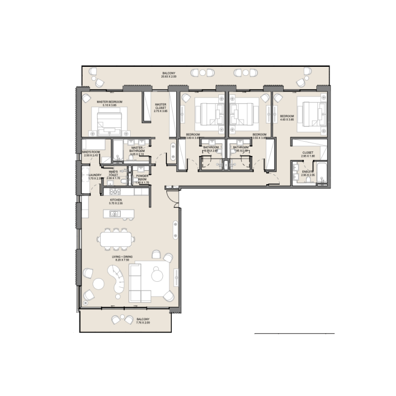 Apartments plan