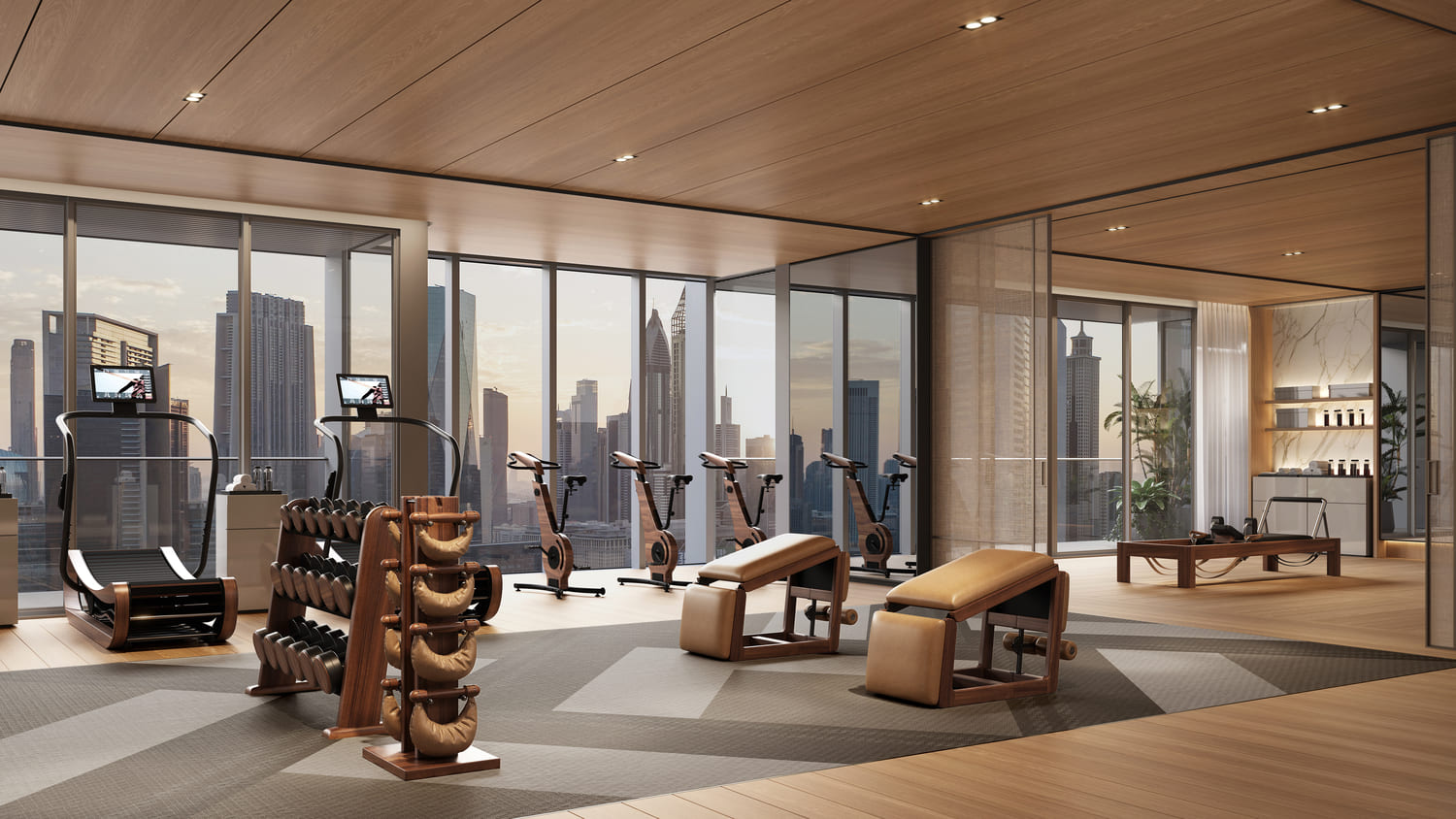 Fully-equipped Gym amenity image