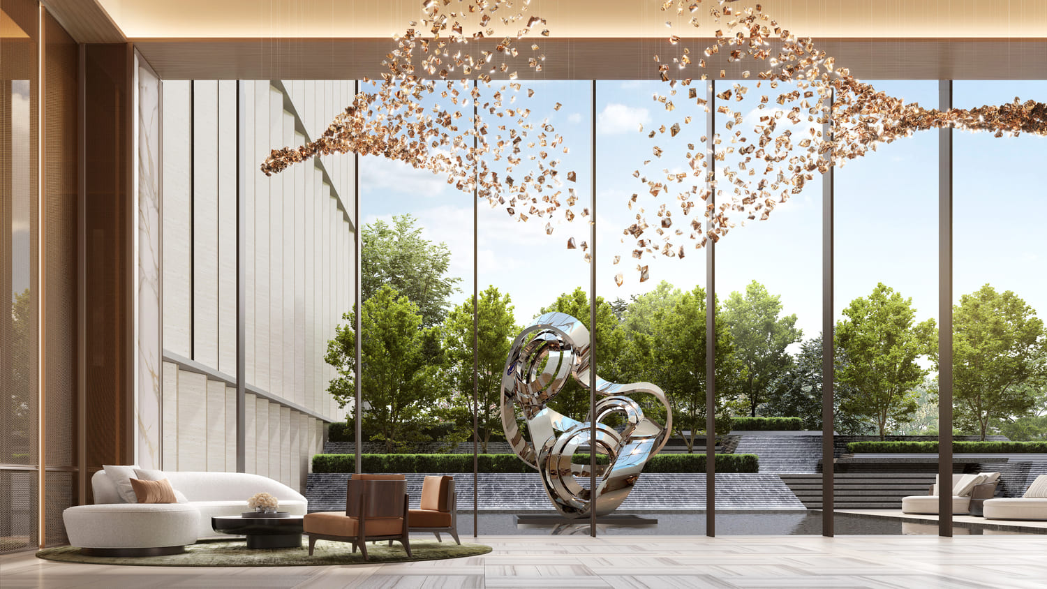 Jumeirah Residences Emirates Towers lobby 2