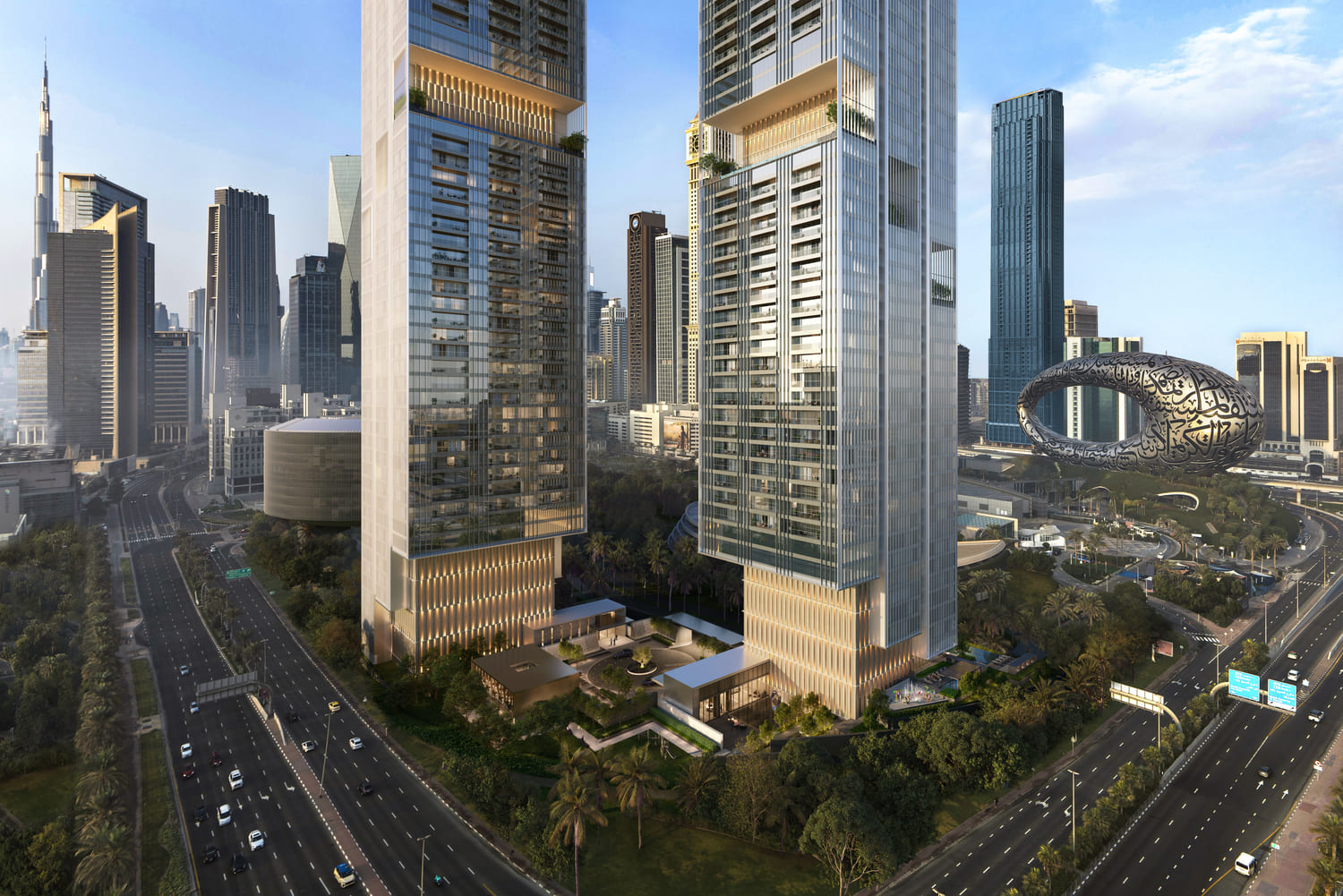 Jumeirah Residences Emirates Towers architecture 2