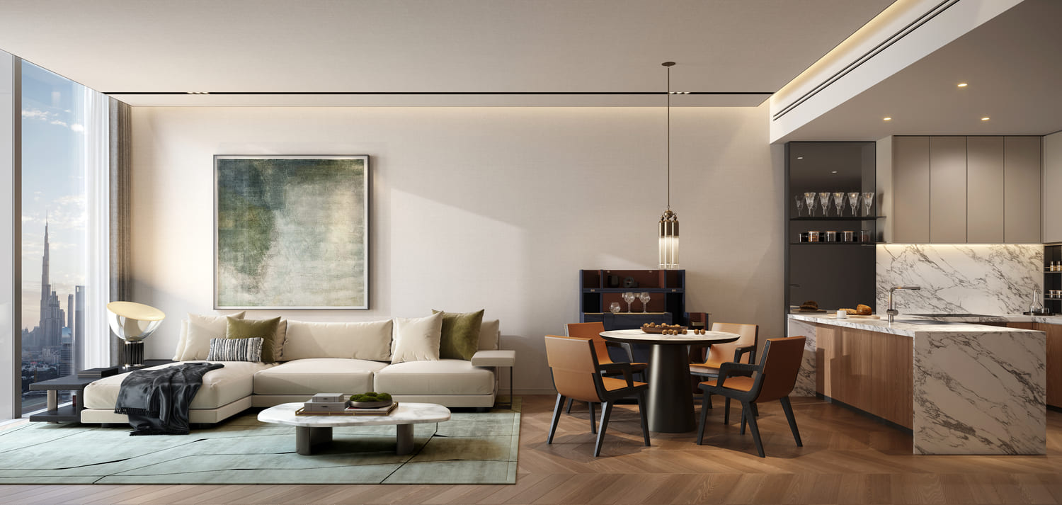 Jumeirah Residences Emirates Towers interior 1