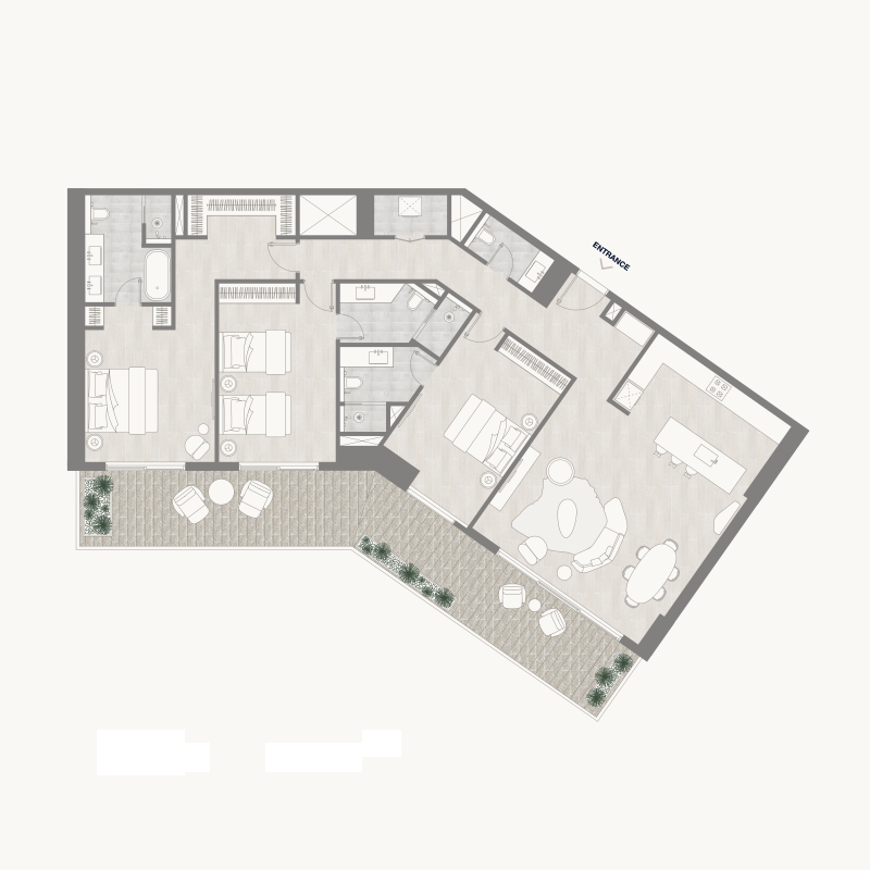 3 bedroom plan
