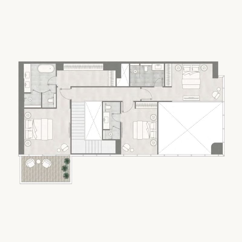 4 Bedroom Duplex plan