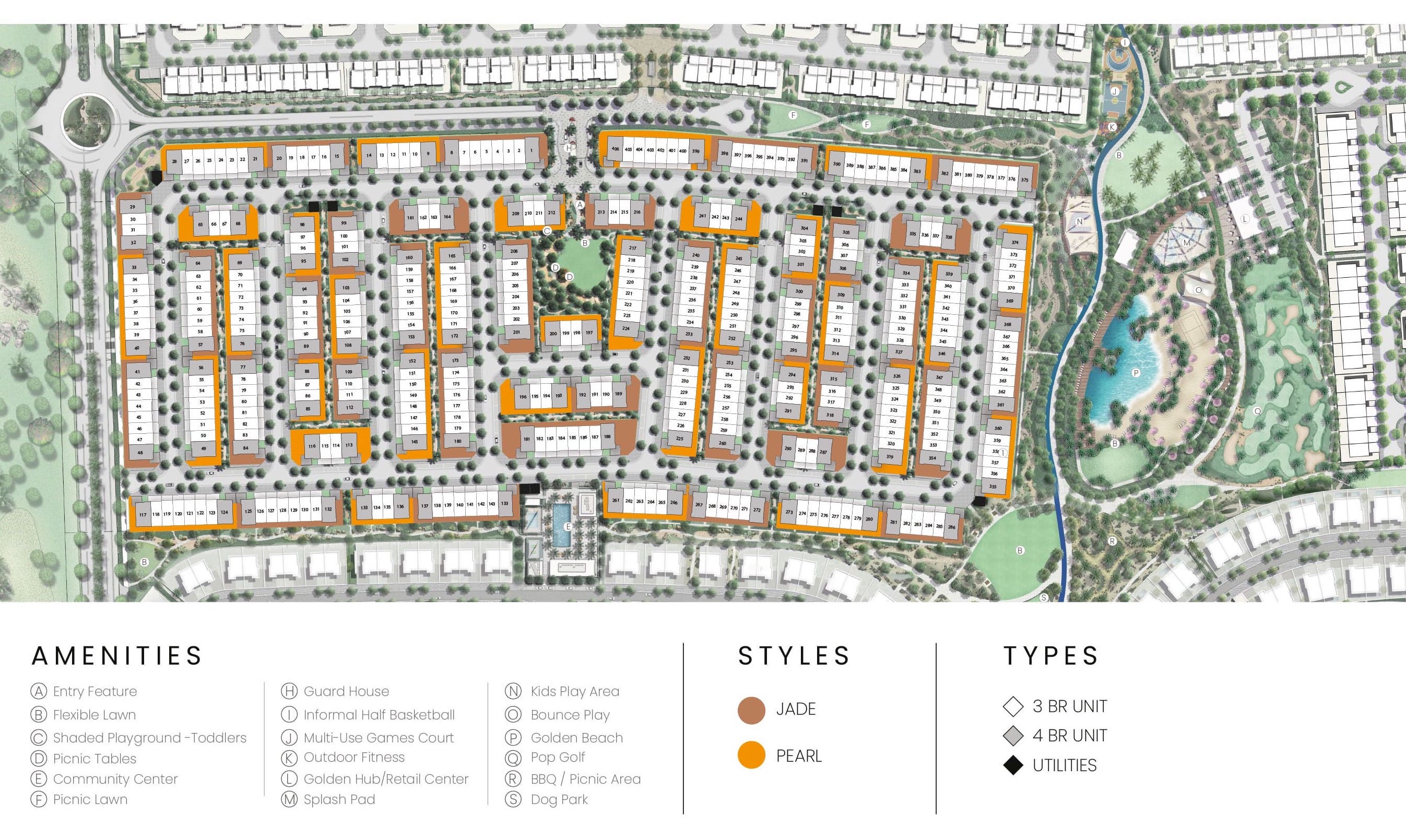 Lilia at The Valley master plan 1