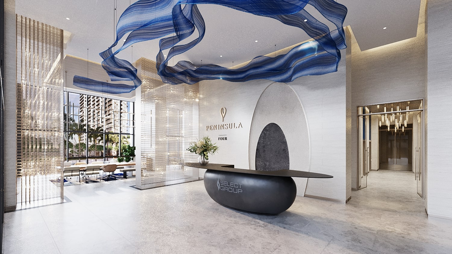 Peninsula Four - The Plaza lobby 1