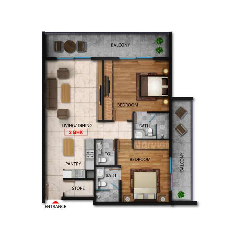 Apartments plan