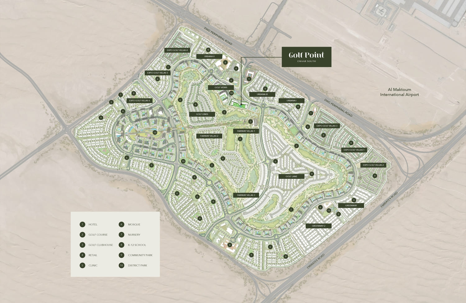 Golf Point master plan 1