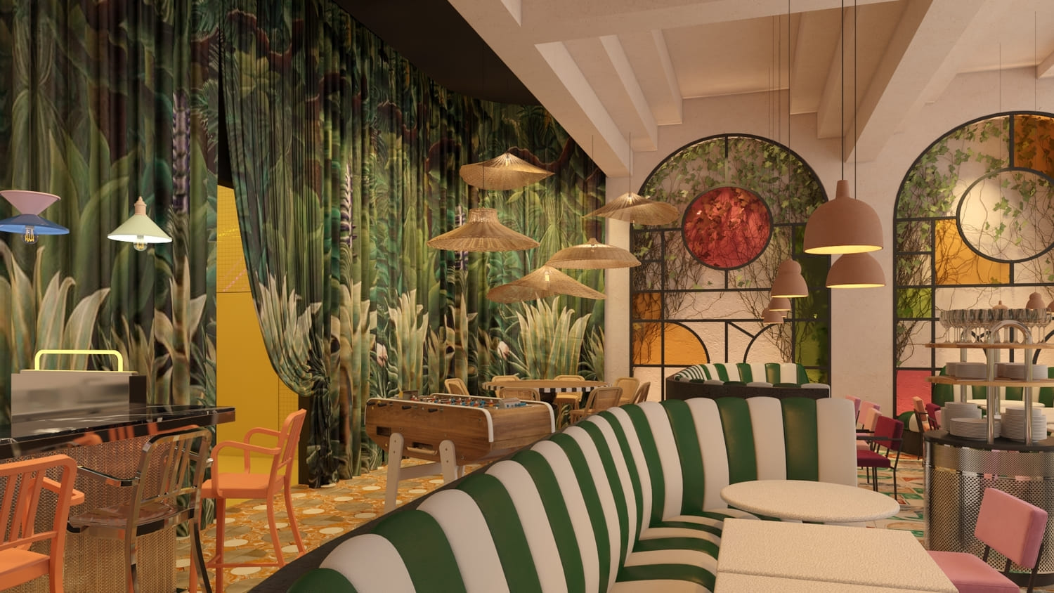 Outdoor Amphitheatre with lounge area and entertainment zone amenity image