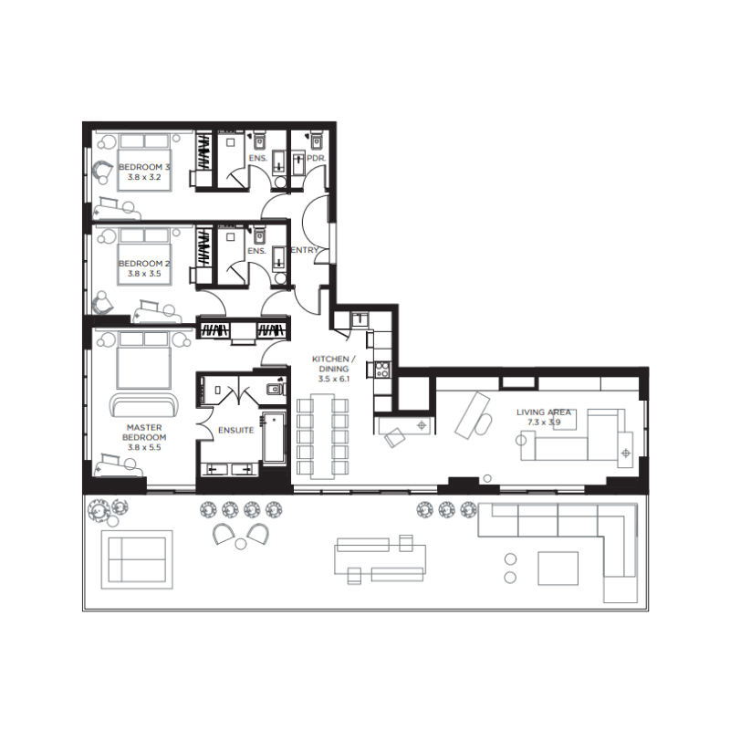 Apartments plan