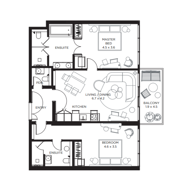 Apartments plan