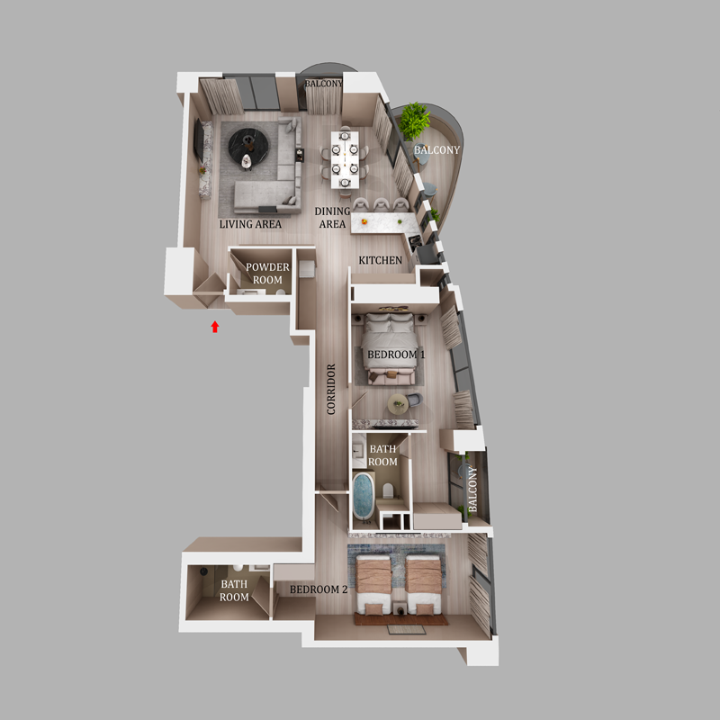 Apartments plan