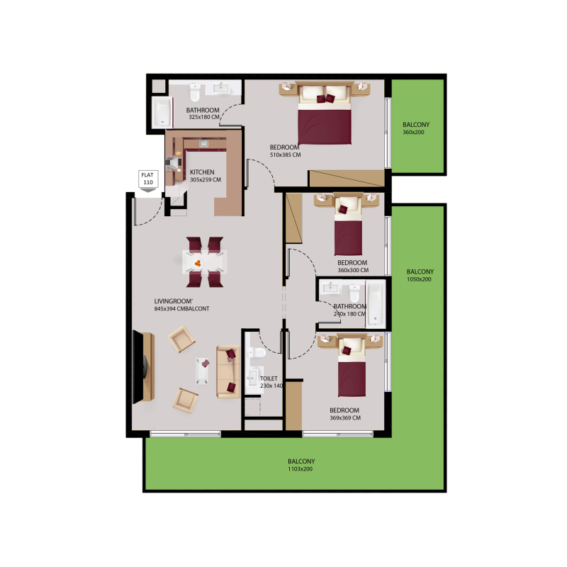 Apartments plan