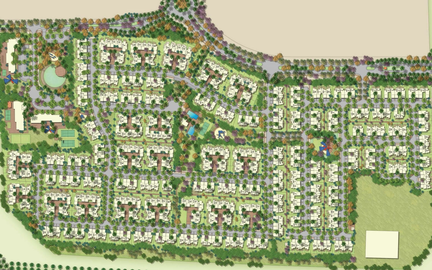 Mira Oasis master plan 1