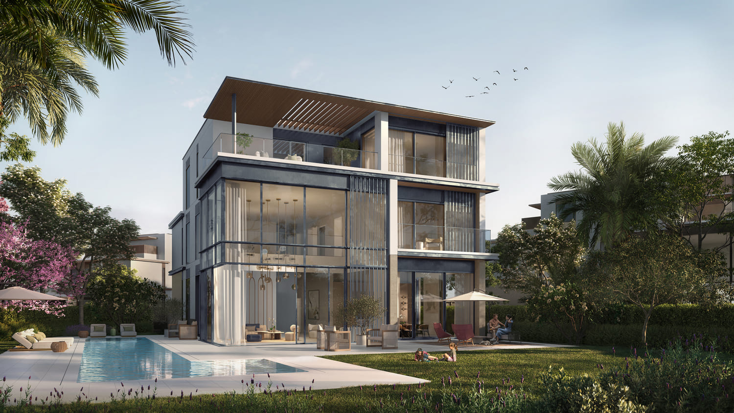 Nad Al Sheba Garden Phase 5, 6 architecture 2