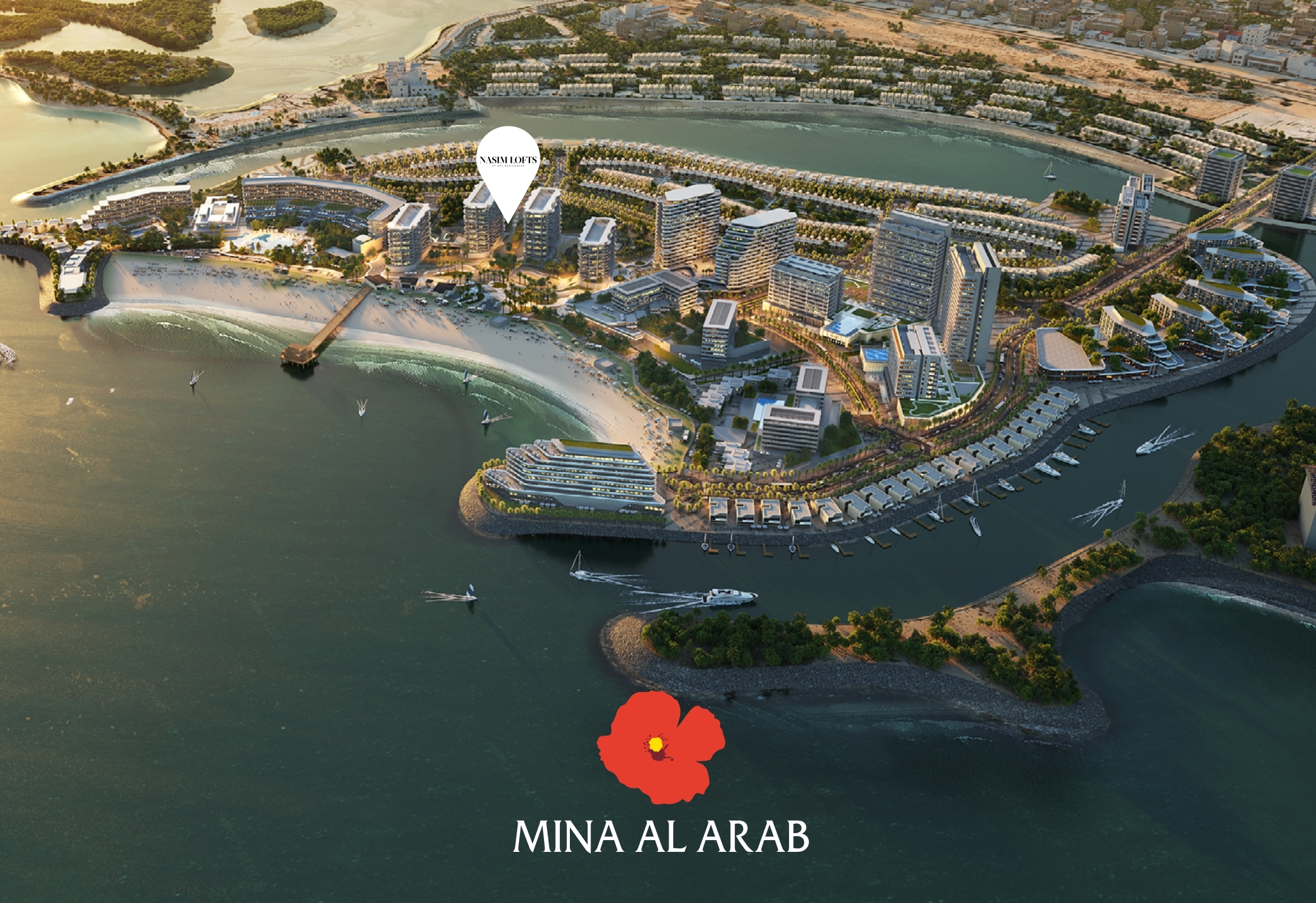 Nasim Lofts at Bay Residence master plan 1