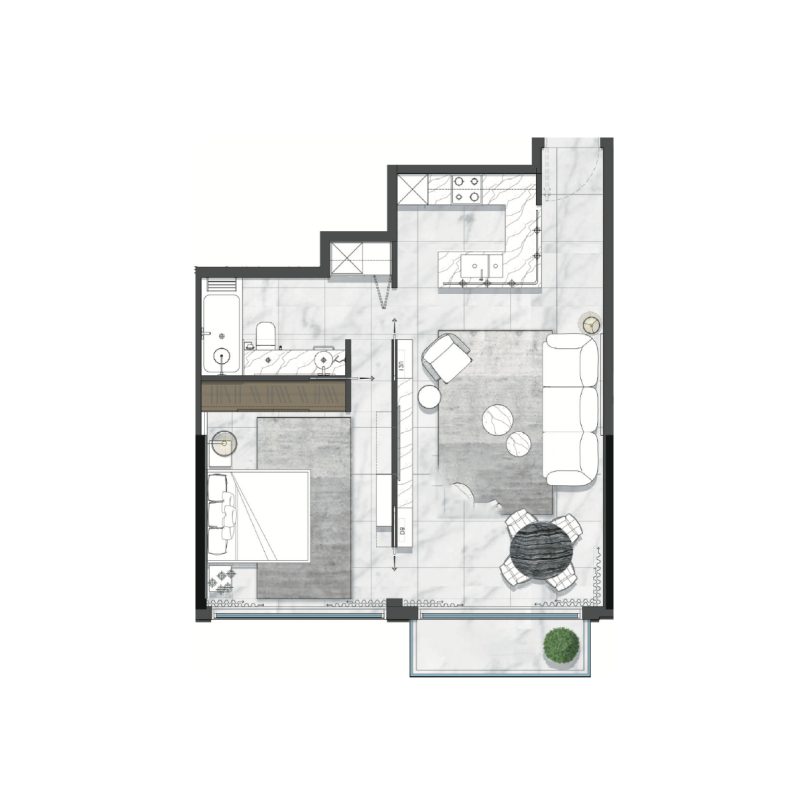 Apartments plan