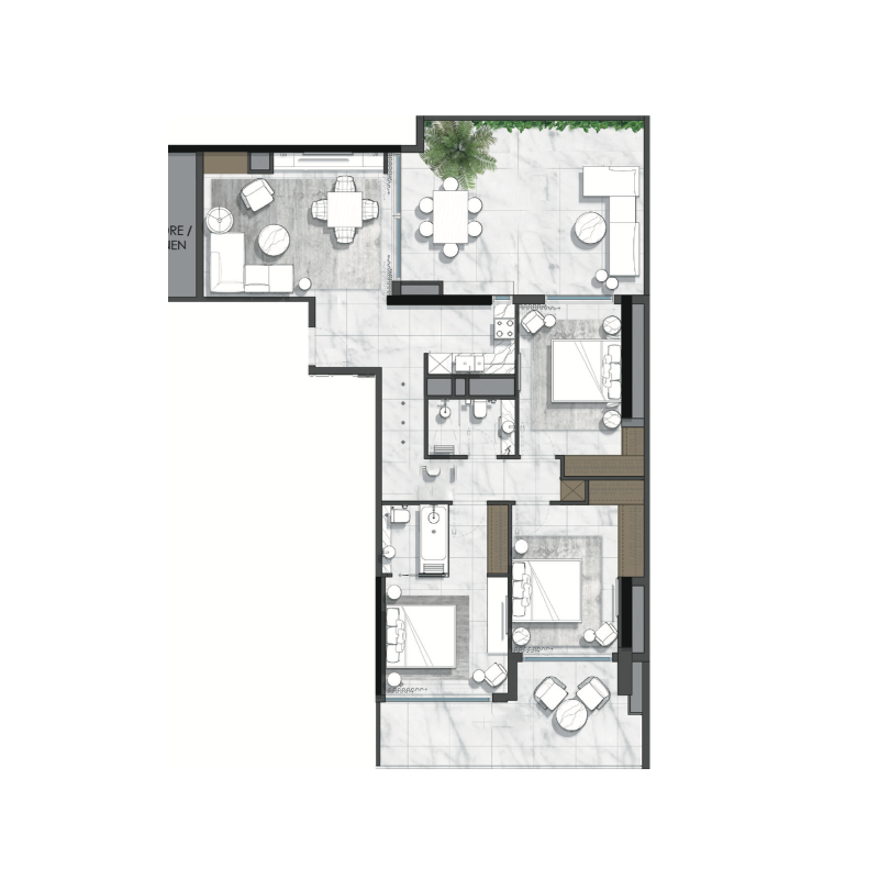 Apartments plan