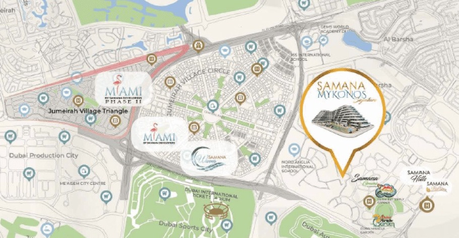 Samana Mykonos Signature master plan 1