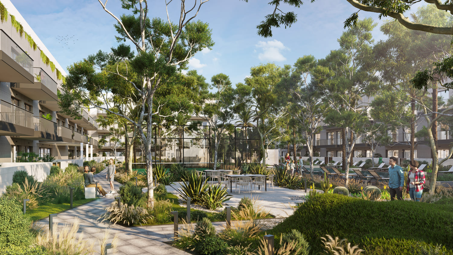 Outdoor terrace with lounge areas amenity image